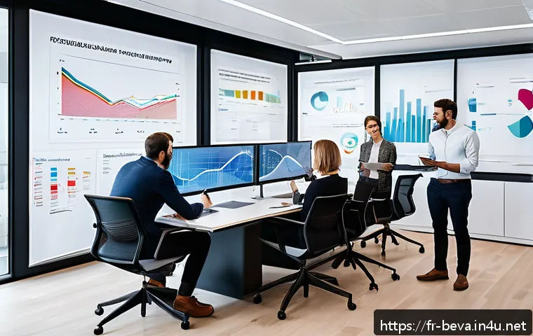 건축평가사의 업계 리포트 분석법 - A detailed architectural evaluation meeting scene in a modern French office, featuring diverse profe...